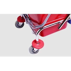 Heavy Duty Down Press 34L Double Mop Wringer Trolley