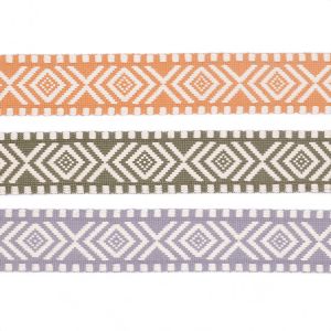 KJ20037 Thick Pattern 4cm Jacquard Ribbon Trim