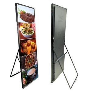 Cheap Customizable LED Poster Display with Aluminum Cabinet 128*64 Module Resolution 320x160mm Module Size for sale