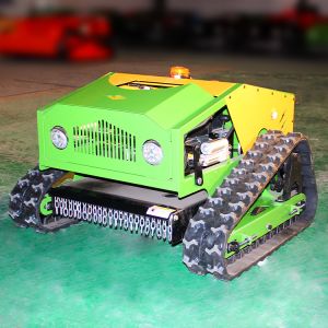 China Supply Rubber Crawler Robot Gasoline Self Propelled Garden Remote Control