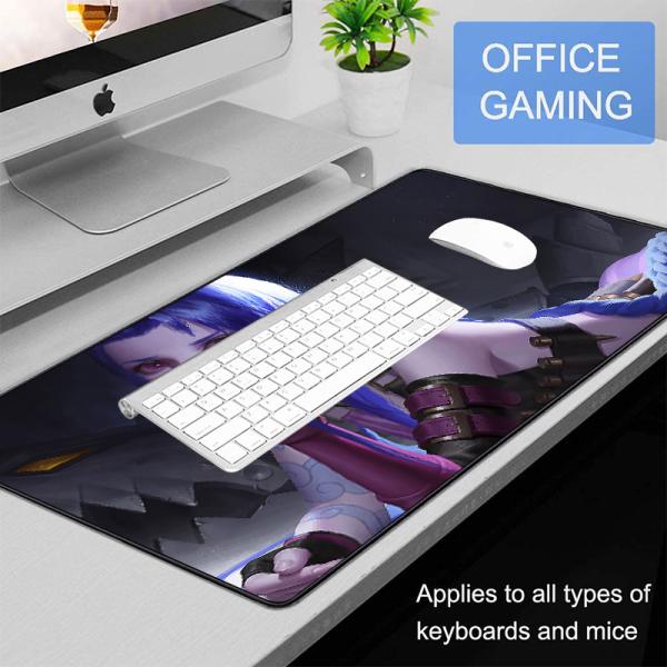 Custom Full Colour Anime Girl Design Print Xl Xxl Big Anti-Slip Rubber Computer Mouse Pad Non-Toxic
