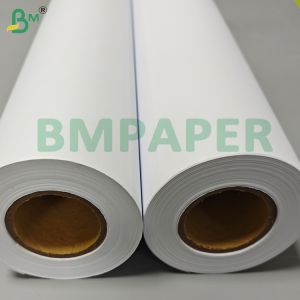 80Gsm 610mm*150m Uncoated Clear Image CAD Plotter Paper Rolls
