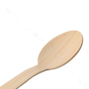 Cheap 140 Mm Size Envirommentally Bamboo Spoon Natural Color For Restaurants Home And Kitchen for sale