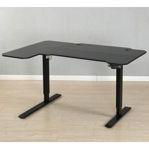 2 Stage Anti-Collision Electric Height Adjustable L-Shaped Lift Desk for Work
