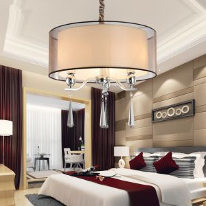 Cheap Inexpensive modren chandeliers with lampshade for home lighting (WH-MI-46) for sale