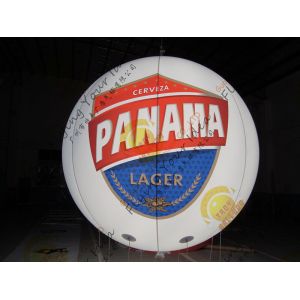 Customized Inflatable Advertising Balloon , LED Light Inflatable Helium Balloon