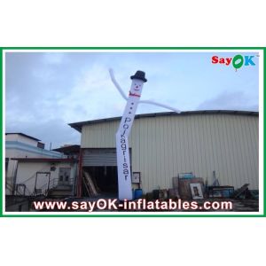 Outdoor PVC giant air tube inflatable dancer advertising sign sky wave greeting