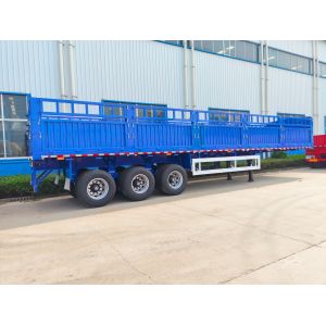 60t-70t Load Capacity Anton 2 3 Axle 4 Axle Fence Semi Trailer 13000*2500*3950mm