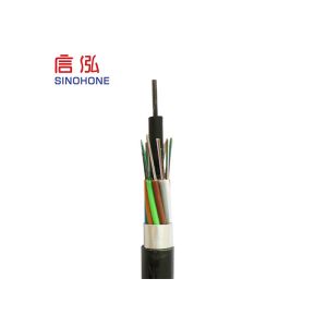 China Jelly Compound 8 Core Bulk Outdoor Fiber Optic Cable Single Mode And Multimode on sale