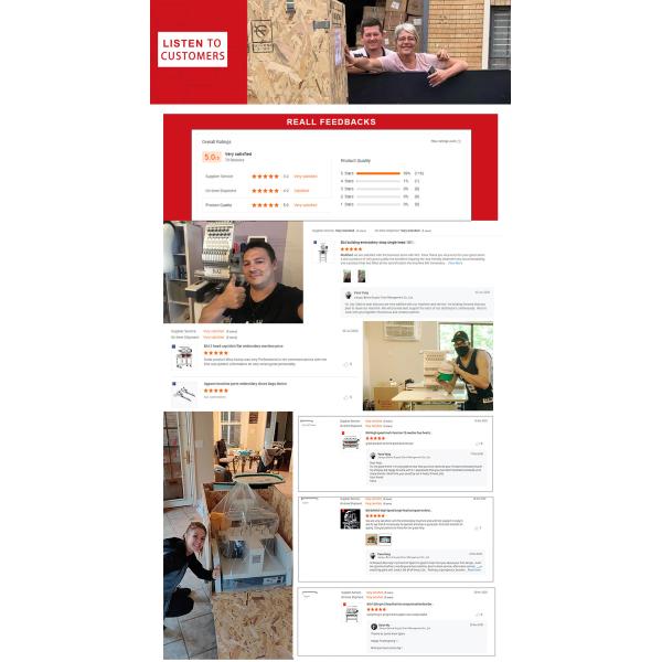 BAI Multi Needle Embroidery Machine 6 Head For Garment