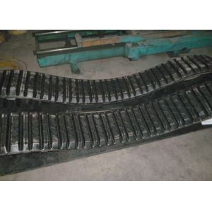 Small Skid Steer Track Loader Rubber Tracks Anti Vibration With 37 Link