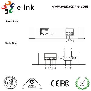 LNK-SE001 1Port RS-232/RS-485/RS-422 to Ethernet Serial Server (10/100M)