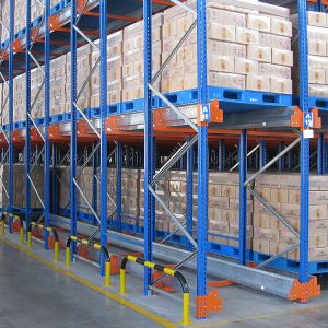Lower Operating Costs Drive-in Racking Higher Density with Fewer Aisles