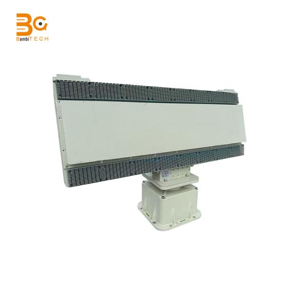 high-speed turntable 10km+ X-band 9.4-9.6GHz pulse Doppler radar drone UAV