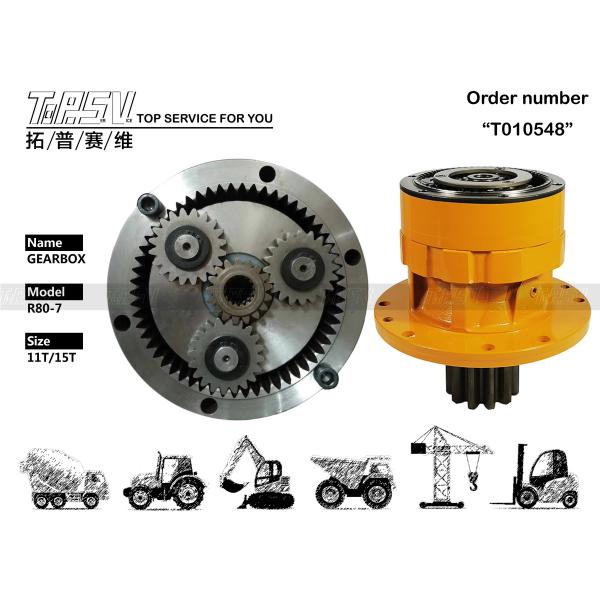 Quality Black Excavator Final Drive Assembly With Custom Colors R80-7 31N110140 wholesale
