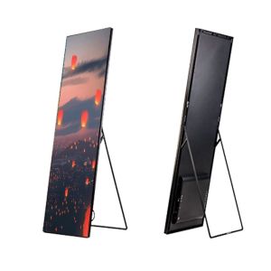 P1.875 p2.5 P3 floor standing led display WIFI USB indoor led poster