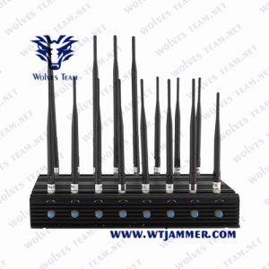 Multi-bands 14 Channels Cellular Cell Phone Signal Jammer WiFi Blocker UHF VHF