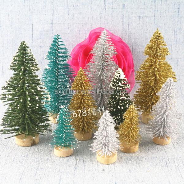 Bring the Magic of the Season to Your Home with our Handcrafted Glitter Christmas Tree 6cm