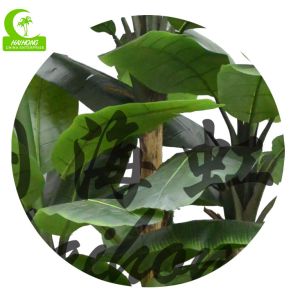 Fire Retardant H350cm Large Artificial Landscape Trees With Real Touch Leaves