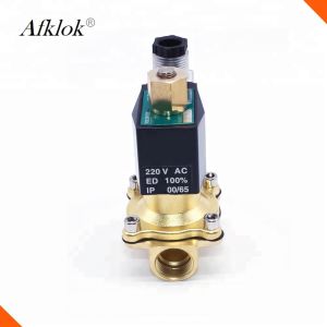 Brass Material Water Solenoid Valve 2W-32K 11/4" Polit Type AC 110V Tolearance