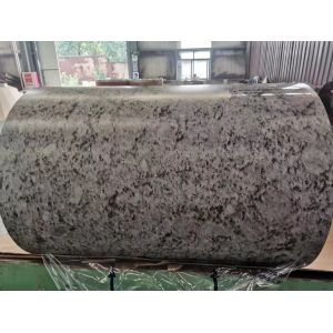 Marble pattern color coated aluminum coil for decorations and door Materials