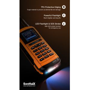 SenHaiX 8800 5W UHF VHF Walkie Talkie with 128 Channels