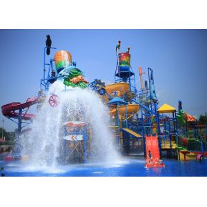 Interactive Castle Aqua Playground Water Theme Park For Entertainment