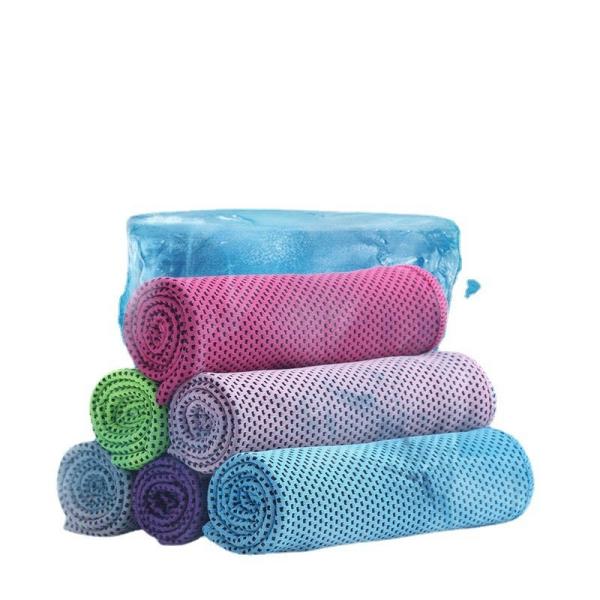 Quality Quick Dry and Cooling Custom Cooling Towels for Gym Sports Made of Polyester Fabric wholesale