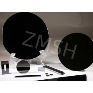 Sic Silicon Carbide Substrate 6H-P Type On Axis 0° Mohs Hardness 9.2 For Laser