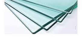 1 4 Flat Edge Frosted Tempered Glass With Customized