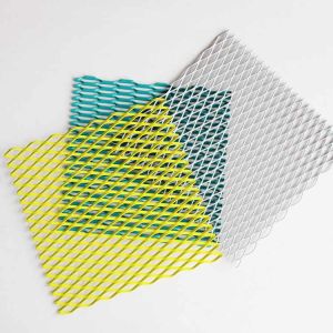 Sound Proof Expanded Metal Mesh Ceiling Custom Made Available For Curtain Wall