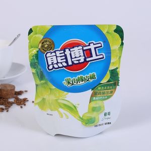 Resealable Biodegradable Stand Up Plastic Bags , Custom Printed Heat Seal Food