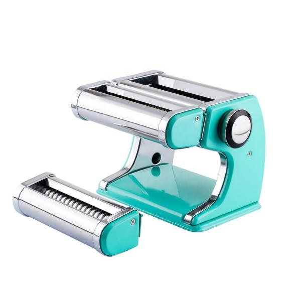 Quality Nickel Plated Hand Operated Pasta Maker 15cm Double Cutters Manual Pasta Maker wholesale