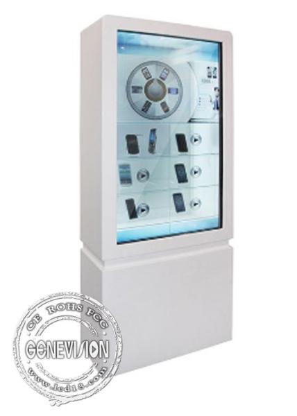 Quality Touch Transparent Lcd Showcase Video Player Box / Win10 All In One Transparent Digital Signage wholesale