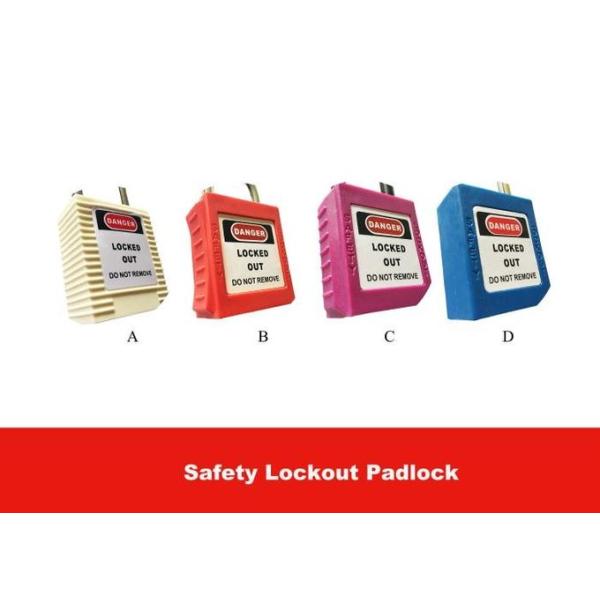 Copper Core 6mm Shackle 410KARED Industrial Safety Padlock