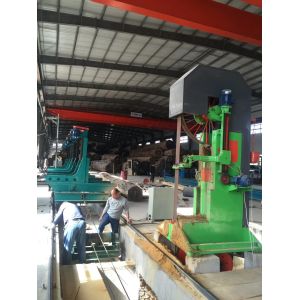 China MJ3310 Vertical Band Sawmill with Log Carriage / Wood vertical cutting bandsaw mill with sports car on sale