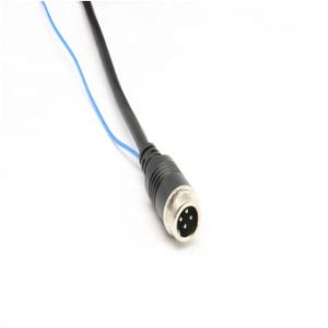 GX12 4 Pin Aviation Cable For Truck Rear View Backup Camera System
