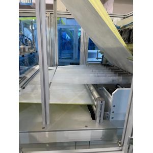 Servo Motor Rotates PLC Program Controls Air Filter Bag Equipment.