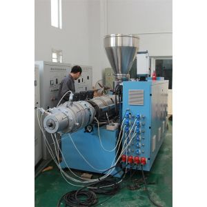 Window / Door Profile Extrusion Machine , Plastic Extruder PVC Raw Material