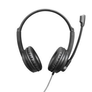 Traffic USB Wired Noise Cancelling Headset Adjustable Volume Headphones