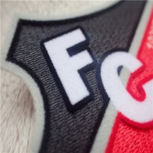 Durable And Washable Custom Clothing Patches Irregular Shield Plush Chromaticall