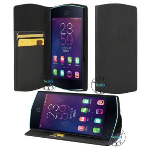 Leather Case for Meitu M4 Wallet Handmade S Luxury with ID card