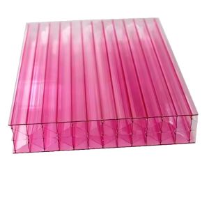 Impact-resistant X-type Multi-layer Polycarbonate Sheet X-shaped Structure Solar