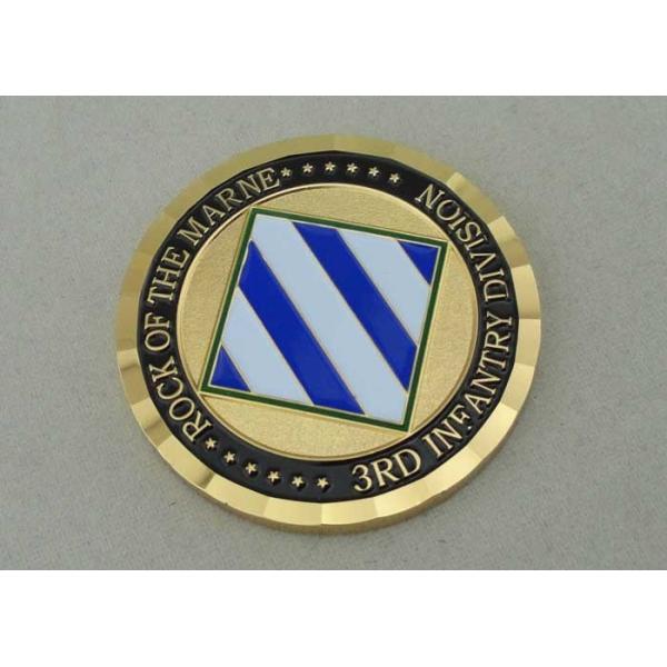 Quality 3rd Infantry Division Personalized Coins By Brass Die Struck For Memorial wholesale