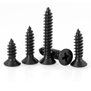 Black Zinc Plated DIN7504 M2-M6 Stainless Steel Countersunk Head Self-Tapping