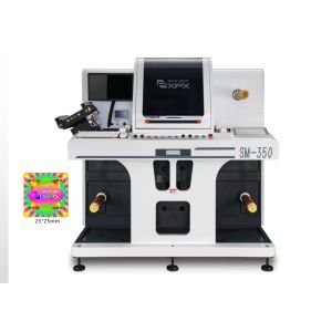 Cheap 150W / 200W Laser Label Die Cutting Machine For Labels Precision for sale