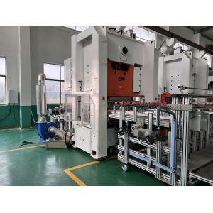 Automatic 26KW Power Aluminium Foil Cup Making Machine Electric Controlled