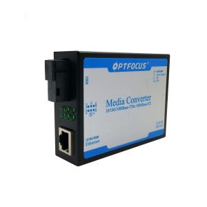 Single Ethernet 128K 10 / 100M Video Media Converter IEEE802.3xIEEE802.3x