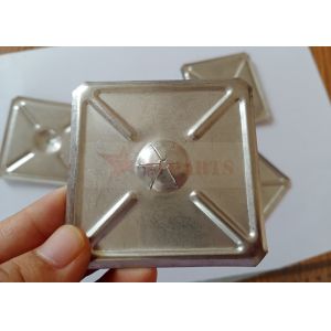 Stainless Steel 2-1/2" Square Self Locking Washer To Insulation Pins