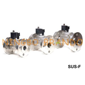 Cheap Flanged Stainless Steel Solenoid Valve 1/2'' 3/4'' 1'' 1 1/4'' 1 1/2'' 2'' for sale